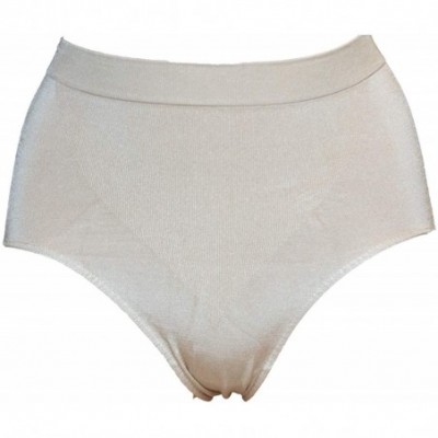 Shapewear Two Briefs Women's Panty Firm Control Seamless Made in Italy - 1 White- 1 Beige - CW18IK45LM2