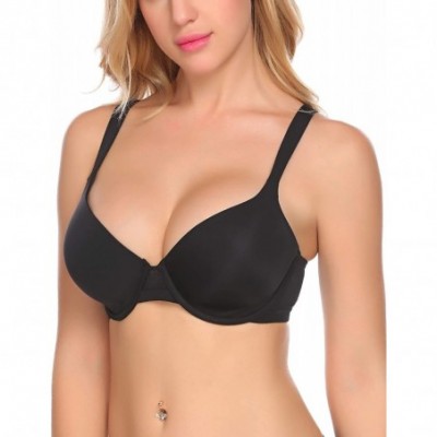 Bras Women Bras Padded Underwire Minimizer Push Up Bra - Black - CE1896R26T7