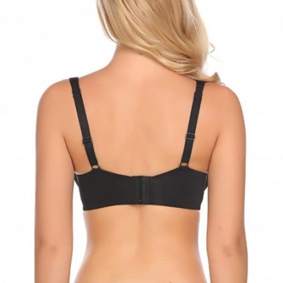 Bras Women Bras Padded Underwire Minimizer Push Up Bra - Black - CE1896R26T7