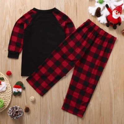 Tops Family Matching Pajamas Deer Tops Blouse Pants Family Pajamas Sleepwear Christmas Outfits Set - Kids - CD18ZMQHSET