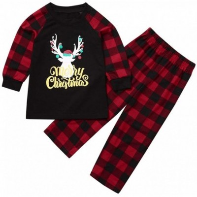 Tops Family Matching Pajamas Deer Tops Blouse Pants Family Pajamas Sleepwear Christmas Outfits Set - Kids - CD18ZMQHSET