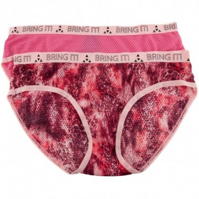 Panties Women's Printed Micro-Mesh Bikini Panty 2 Pack - Animal Multi - CT12HHT3XXJ