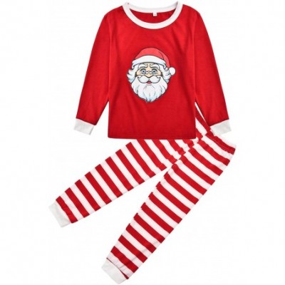 Sleep Sets Matching Christmas Pajamas Family Set Snowflake Holiday Pjs Matching Couples Kid Warm Sleepwear Classic - Kids Red...