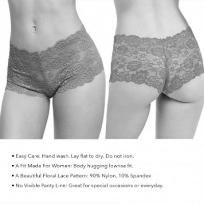 Panties Bride Mrs Panties - Bachelorette Party Mrs 2020 Panty for Women - Lingerie Gifts for Honeymoon - Lace Boyshort - Blac...