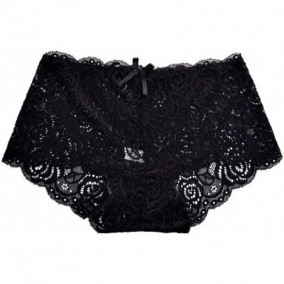 Bras Sexy Lingerie Lace Brief Underpant Sleepwear Underwear M-XL - Black - CN199UECRON