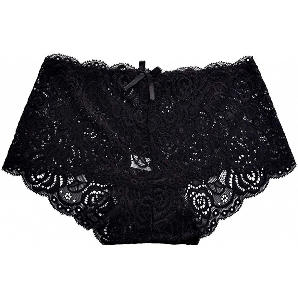 Bras Sexy Lingerie Lace Brief Underpant Sleepwear Underwear M-XL - Black - CN199UECRON