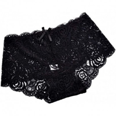 Bras Sexy Lingerie Lace Brief Underpant Sleepwear Underwear M-XL - Black - CN199UECRON