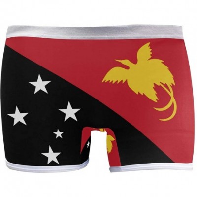 Panties Women's Seamless Boyshort Panties North Carolina State Flag Underwear Stretch Boxer Briefs - Papua New Guinea Flag - ...