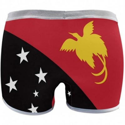 Panties Women's Seamless Boyshort Panties North Carolina State Flag Underwear Stretch Boxer Briefs - Papua New Guinea Flag - ...