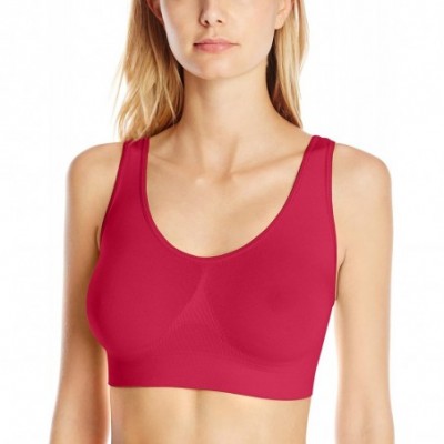 Bras Women's Seamless Leisure Bra - Merlot - CL11IJF5IVB