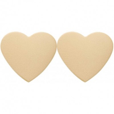 Accessories Womens Nipple Cover Reusable Sweetheart Shaped Self-Adhesive Nipple Pasties - Nude - CD19995CSG8