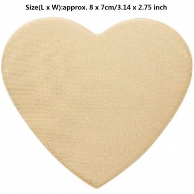 Accessories Womens Nipple Cover Reusable Sweetheart Shaped Self-Adhesive Nipple Pasties - Nude - CD19995CSG8