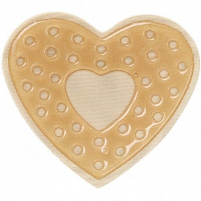 Accessories Womens Nipple Cover Reusable Sweetheart Shaped Self-Adhesive Nipple Pasties - Nude - CD19995CSG8