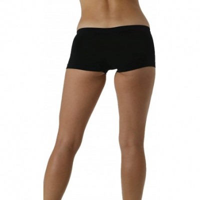 Panties Women's 3-Pack Boy Shorts One Size Fits All (Small - XL) Black - C118HGC8KGH