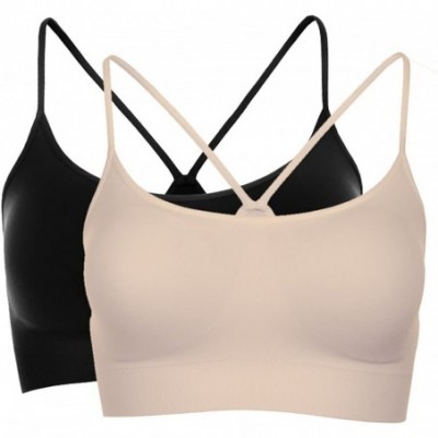 Camisoles & Tanks Women's Seamless Sports Bra - Built-in Shelf Bras Workout Tank Top with Removable Pads- UPF 50+ (Made in US...