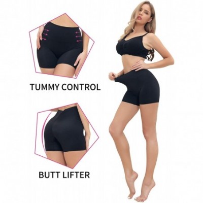 Shapewear Seamless Shapewear Shorts Anti Chafing Slip Shorts for Women Safety Panty Under Dress High Waist Thigh Slimmer - 2b...