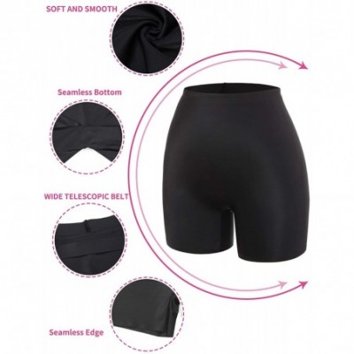 Shapewear Seamless Shapewear Shorts Anti Chafing Slip Shorts for Women Safety Panty Under Dress High Waist Thigh Slimmer - 2b...