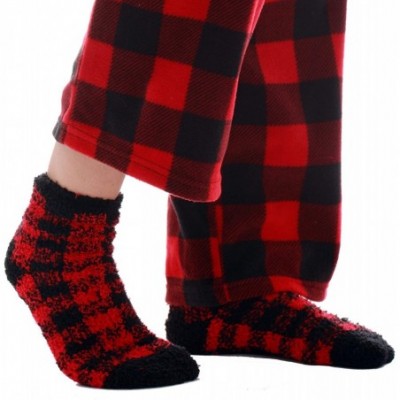 Sets Matching Flannel Pajamas for Couples - Buffalo Plaid - Women's - C818EW9A3AX