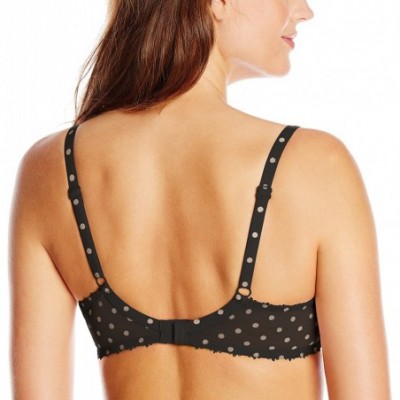 Bras Women's Patsy Underwire Padded Half Cup Bra - Black - CL11033VNED