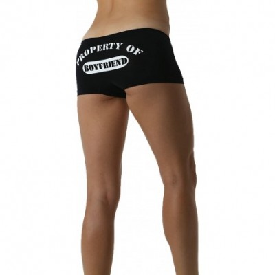 Panties Women's Property of Boyfriend Boy Shorts - Black - CP11J4JTN7L