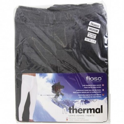 Thermal Underwear Mens Thermal Underwear Long Johns/Pants (Standard Range) - Charcoal - CE1149KLJAX