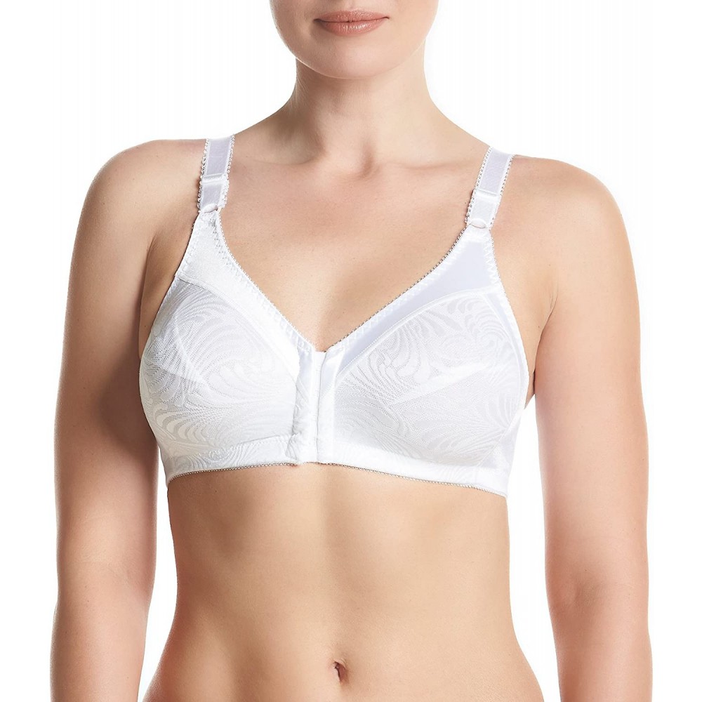 Bras Designs Women's Double Support Front Close - White - CL12N8SPA3W