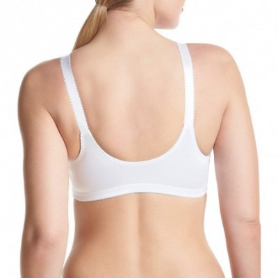 Bras Designs Women's Double Support Front Close - White - CL12N8SPA3W