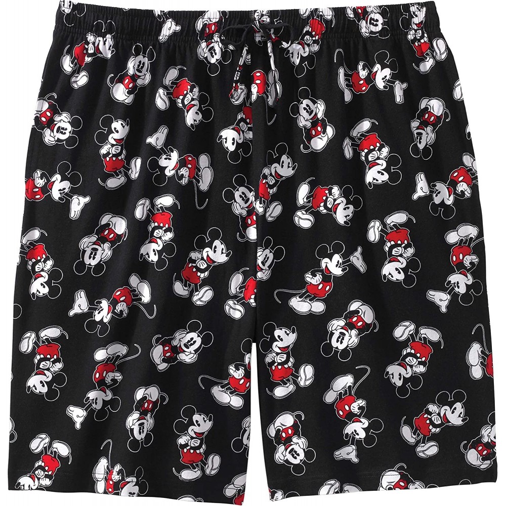 Sleep Bottoms Men's Big & Tall Pajama Lounge Shorts Pajama Bottoms - Mickey (5271) - CT18THATSQE