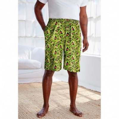 Sleep Bottoms Men's Big & Tall Pajama Lounge Shorts Pajama Bottoms - Mickey (5271) - CT18THATSQE