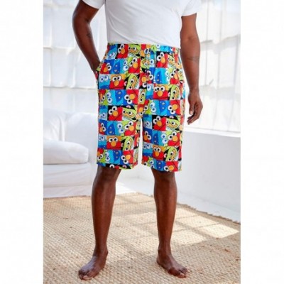 Sleep Bottoms Men's Big & Tall Pajama Lounge Shorts Pajama Bottoms - Mickey (5271) - CT18THATSQE