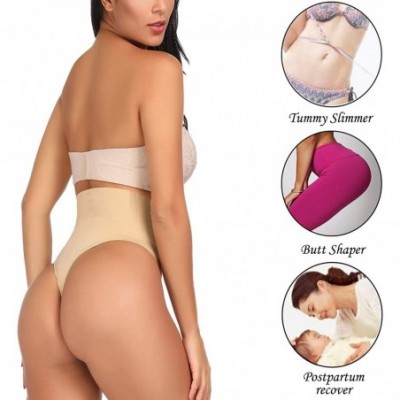 Panties Women's Butt Lifter Shaper Panties High Waisted Tummy Control Bodyshort Waist Cincher - Skin-3 - CW18N8L3UL8