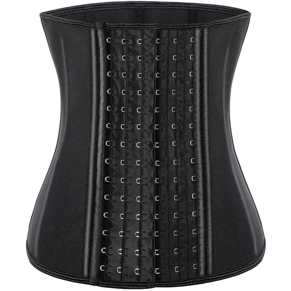 Bustiers & Corsets Waist Trainer for Women Corset Cinher Body Shaper with Steel Bones and Extender - A-black(9 Steel Bones He...