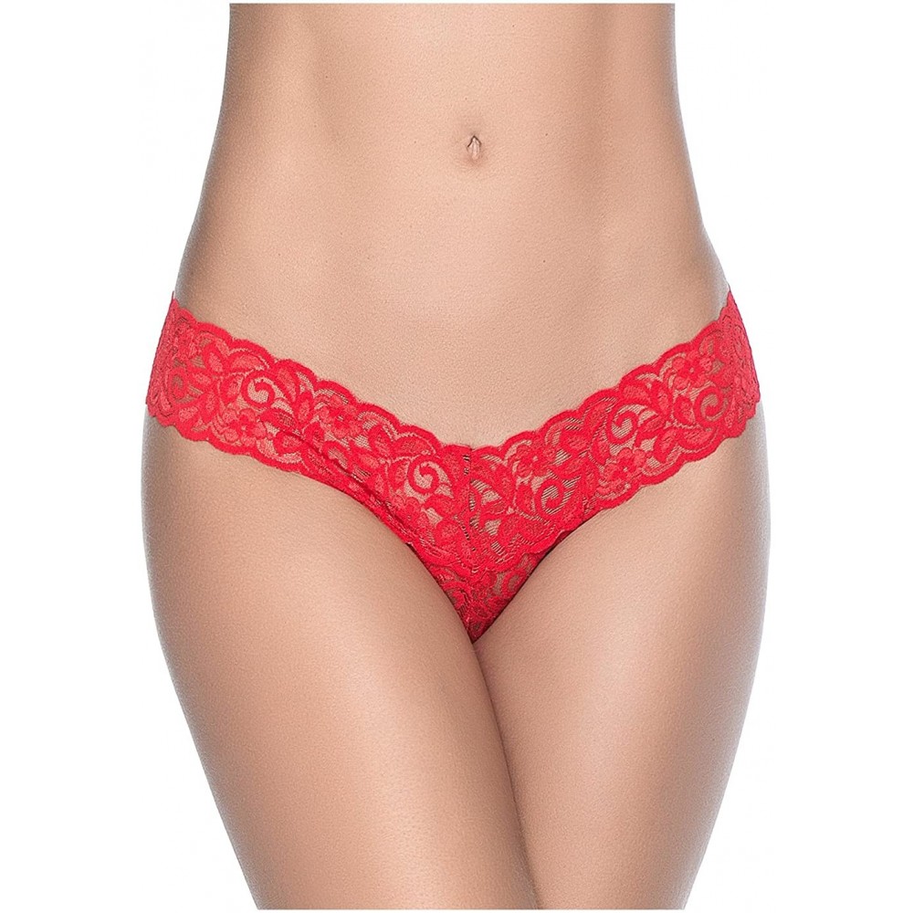 Panties Women Underwear Sexy Lingerie Panties Thong Boyhort Cage Panty De Mujer - 96 Red - CG183X3GMTG