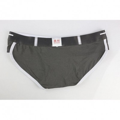 Boxer Briefs Men's Underwear- Men Fashion Cotton Boxer Briefs Shorts Soft Underwear - Gray - CX1828CK5WK