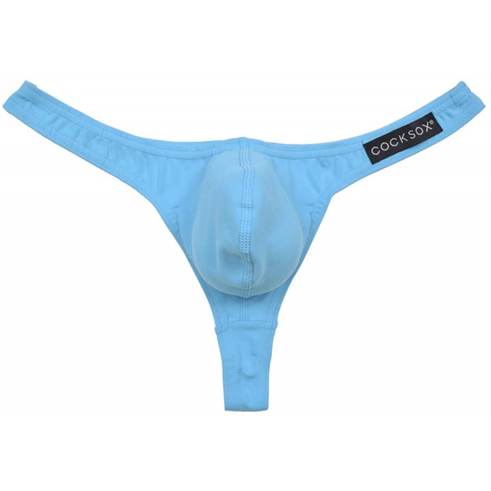 G-Strings & Thongs Sexy Men's Underwear Thong - Baseline Blue - CW197CUWN92