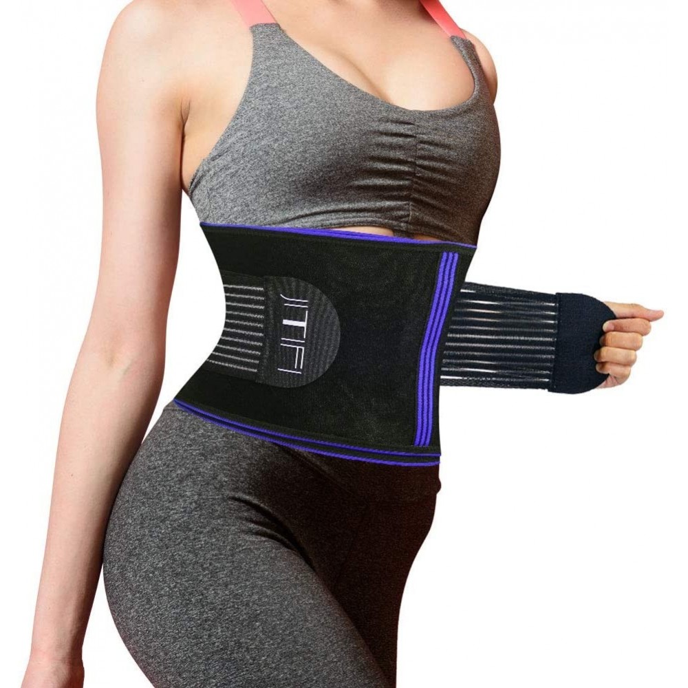 Shapewear Waist Trainer Corset Weight Loss Sport Slimming Body Shaper Long Torso - (Women)Blue - CF18NCE2AQW