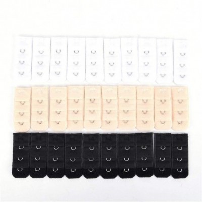 Accessories 10 Pcs 1 Rows 3 Hooks Bra Extender Ladies Nylon Clasp Extension Elastic On Strap Soft Extenders Intimates Accesso...