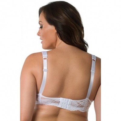 Bras Plus Size Underwire Bra for Women B41891X - White - C312CHZ2ATP