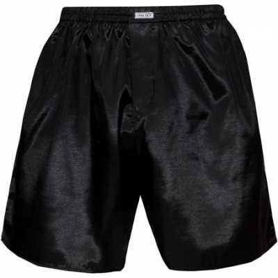 Boxers Men's Comfort Sleep Underwear Boxer Shorts - Black - CU186SAAWO2