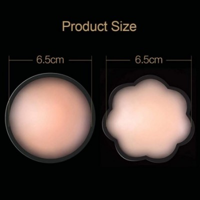 Accessories 1/4Pairs Nippleless Covers Soft Silicone Ladies Nipple Cover Anti-glare Reusable Round Comfortable Nipple Covers ...