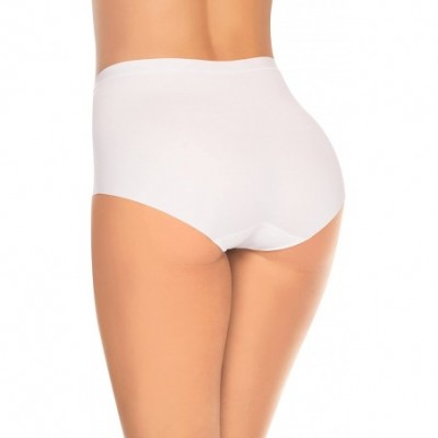 Panties Women's Seamless Boyshort Raw Cut Edges No-Show - White - CC11ANHL811