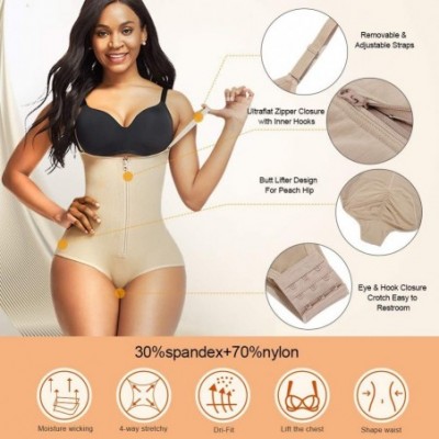 Shapewear Women Sexy Backless Butt Lifter Bodysuit V Neck Thong Tummy Control Shapewear Straps Seamless Slimming Body Shaper ...