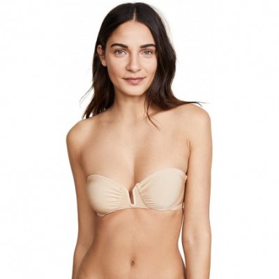 Bras Women's Second Skins Strapless Convertible U-Wire Bra - Nude - CV1169FVSPD