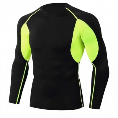 Thermal Underwear Compression Suits for Men- Workout Sets Fitness Sports Yoga Tights Gym Training Long Sleeve Shirts+Leggings...