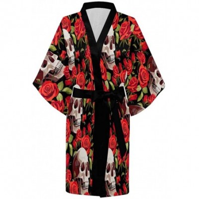 Robes Custom Running Horse Women Kimono Robes Beach Cover Up for Parties Wedding (XS-2XL) - Multi 3 - CT194WZMIO9