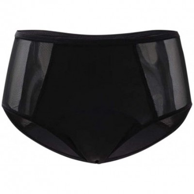 Thermal Underwear Leak Proof Menstrual Period Panties Women Underwear Physiological Waist Pants - Black - CV197D7Z8XD