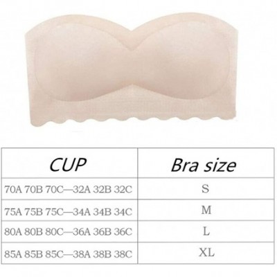 Camisoles & Tanks LaxChic Ice Silk Air Bra Seamless Ice Silk Wrapped Chest Strap Chest Pad Base Tube Top Bra - White - CT1992...