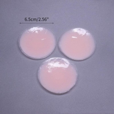 Accessories Women Silicone Nipple Covers Reusable Invisible Nippleless Pasties - 1 - C718AQIANN5