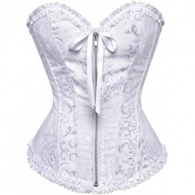 Bustiers & Corsets Corset Ladies' Sexy Bodice Lingerie Comfortable and Soft Tight-Fitting Tight-Fitting Belt a - White1 - CY1...