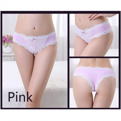 Panties Women's Lace Underwear Birefs Soft Hipster Panties Comfort Bikini Underwear for Ladies - Mixed Color Sets - 5 Pack - ...